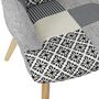 Voir la diapositive 4 : The Home Deco Factory Fauteuil de salon scandi Helsinki