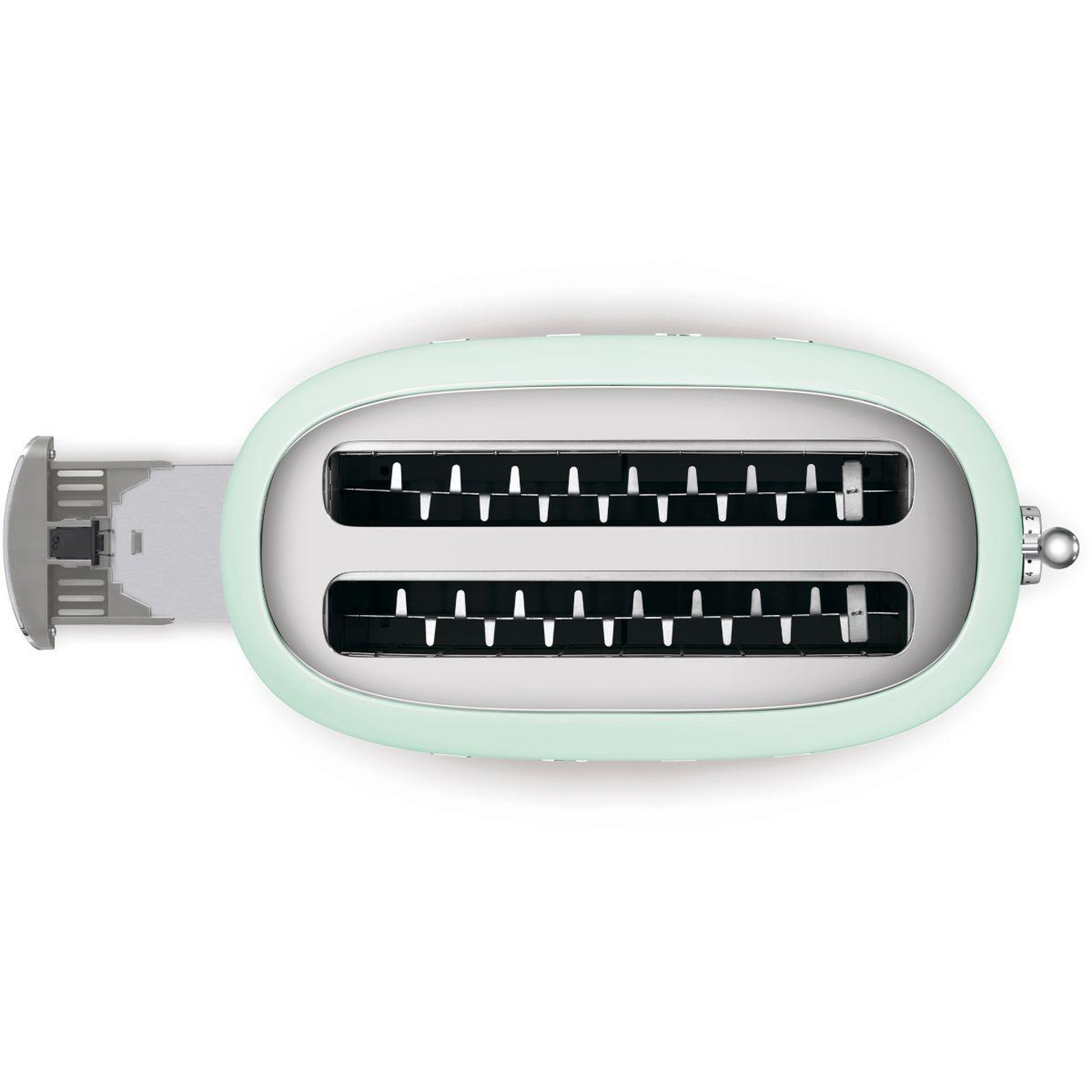 Voir la diapositive 3 : SMEG Grille-pain tsf02pgeu vert d'eau