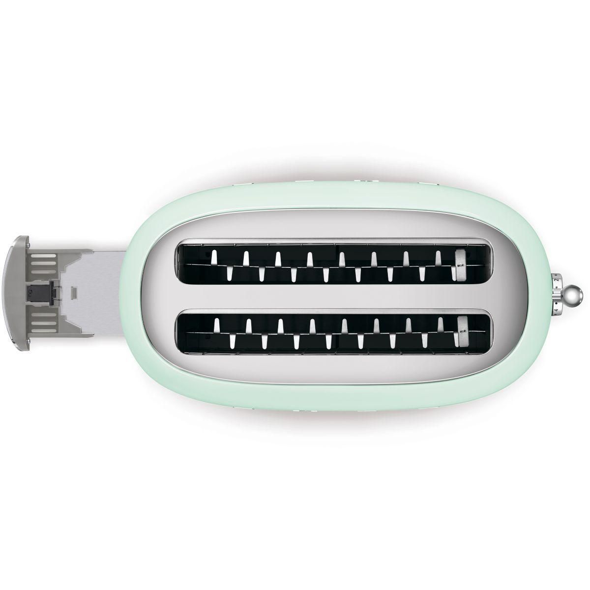 SMEG Grille-pain TSF02PGEU Vert d'eau