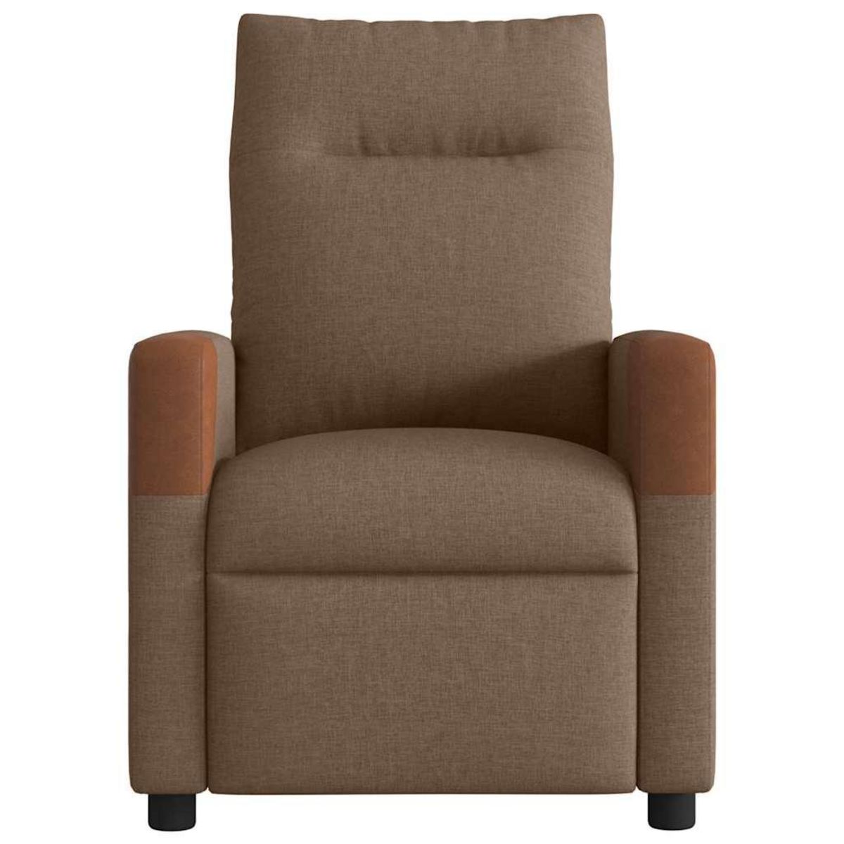 VIDAXL Fauteuil de massage inclinable Marron Tissu