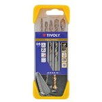 TIVOLY Coffret de 5 forets gradués technic béton, Diam.4 à 10 mm TIVOLY 10960470034
