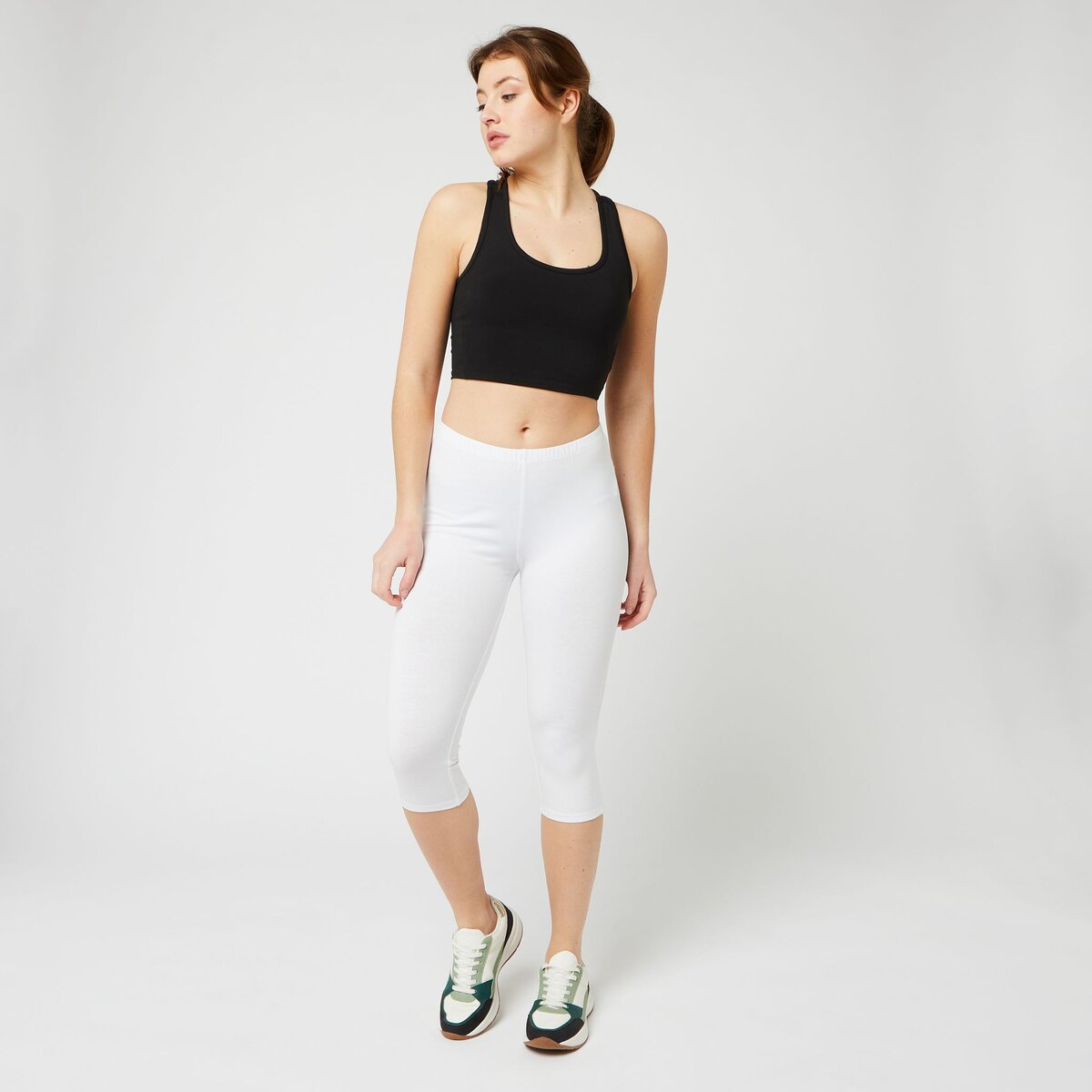 INEXTENSO Legging Blanc femme pas cher Auchan