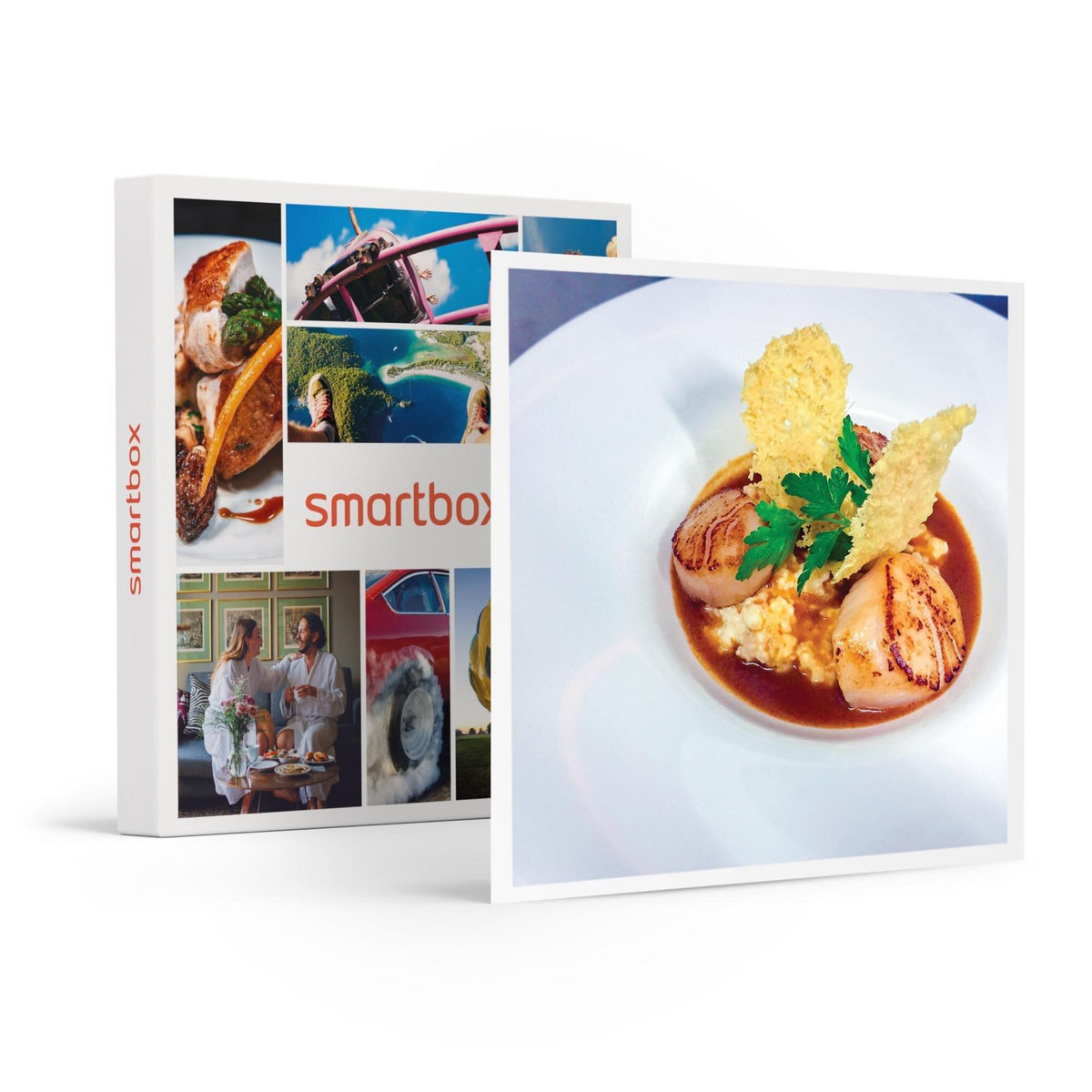 Smartbox Prestation de 4h par un chef cuisinier d'un menu Gourmet à domicile pour 2 - Coffret Cadeau Gastronomie
