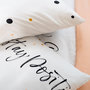 Voir la diapositive 4 : COTE DECO Housse de couette 240x220 Positive + 2 taies microfibre