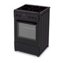Voir la diapositive 3 : OCEANIC OCEANIC CV5050B8 Cuisiniere vitrocéramique 50x50 - Four convection naturelle - 48 L - Noir