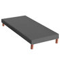 Voir la diapositive 6 : IDLITERIE Ensemble matelas mémoire de forme et mousse HR ZENITH avec sommier - confort français