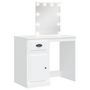 Voir la diapositive 2 : VIDAXL Coiffeuse avec lumieres LED blanc 90x42x132,5 cm