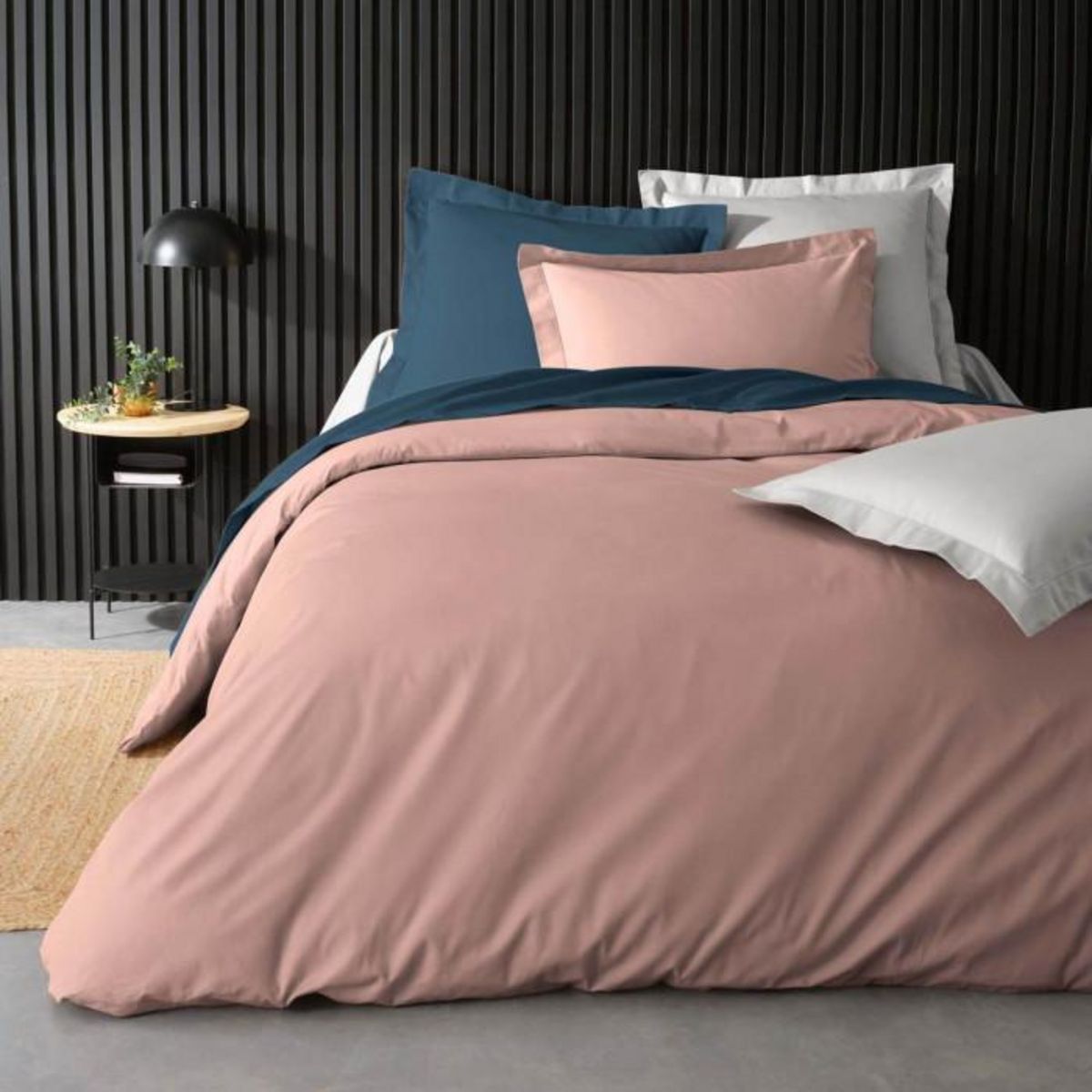 Paris Prix Housse de Couette  Percaline  240x260cm Nude