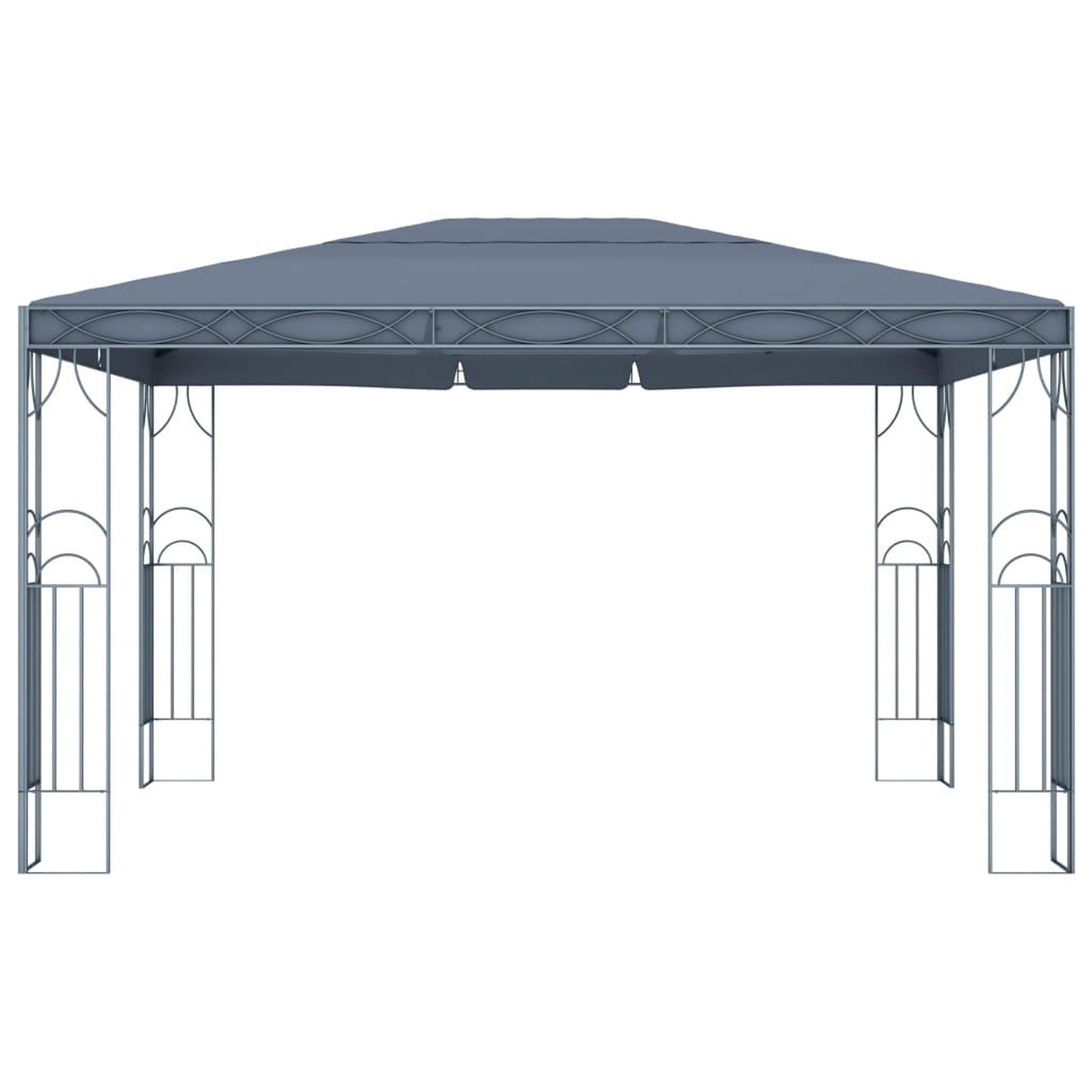 Voir la diapositive 3 : VIDAXL Tonnelle 400 x 300 cm Anthracite