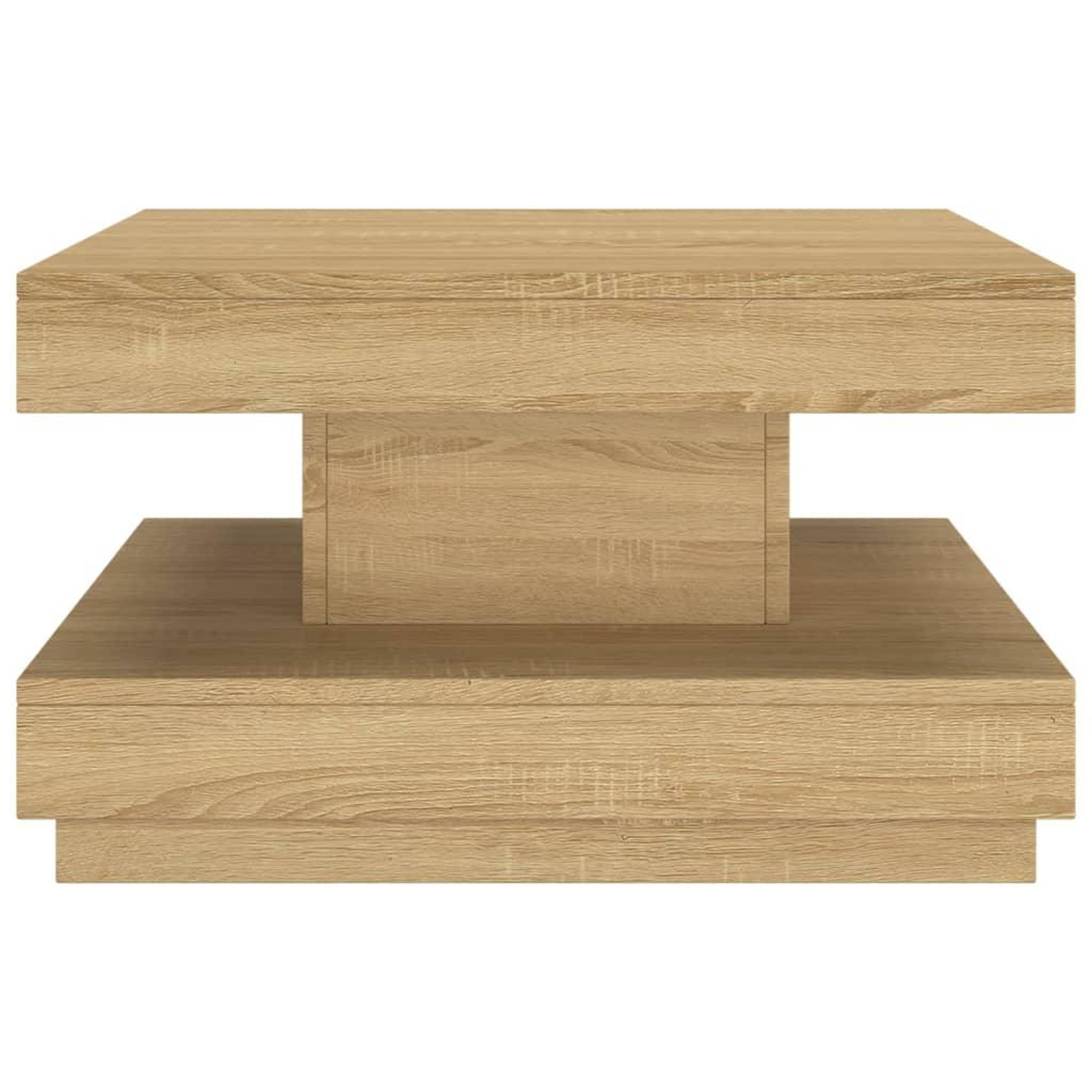 Voir la diapositive 3 : VIDAXL Table basse Marron clair 60x60x35 cm MDF