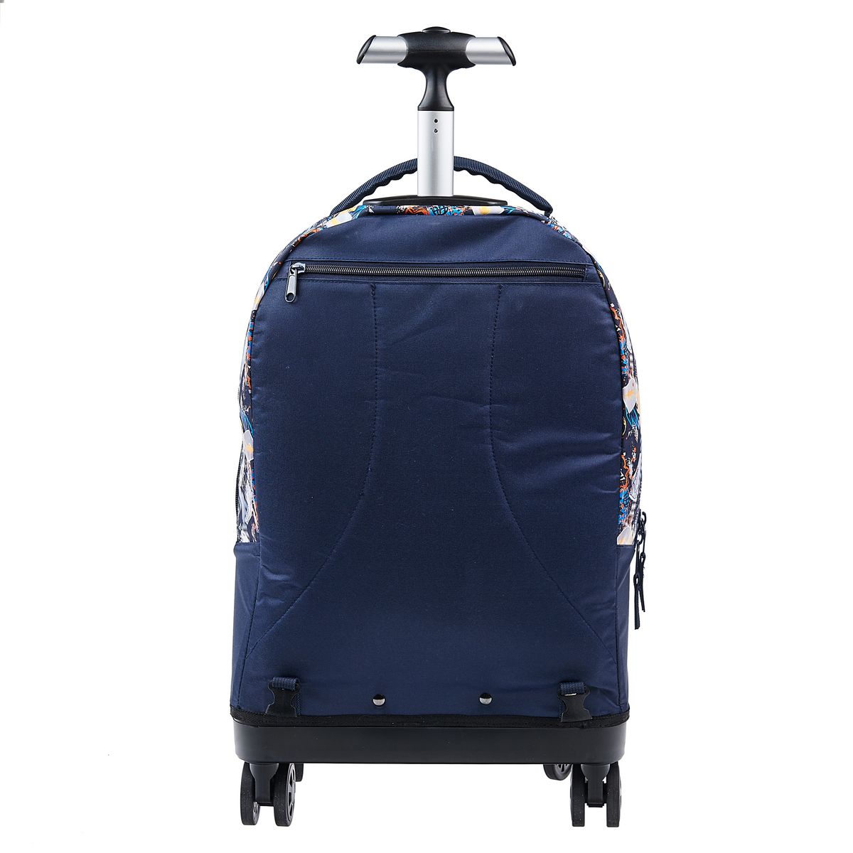 AUCHAN Sac à dos à roulettes polyester multicolore FOOTBALL STREET CODE