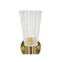 Voir la diapositive 4 : Paris Prix Applique Murale  Prague  40cm Transparent & Or
