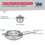 Voir la diapositive 2 : ELO Ensemble de 2 Poêles de cuisson 24 et 32 cm et 1 faitout 12 cm Elo Profi Brillant