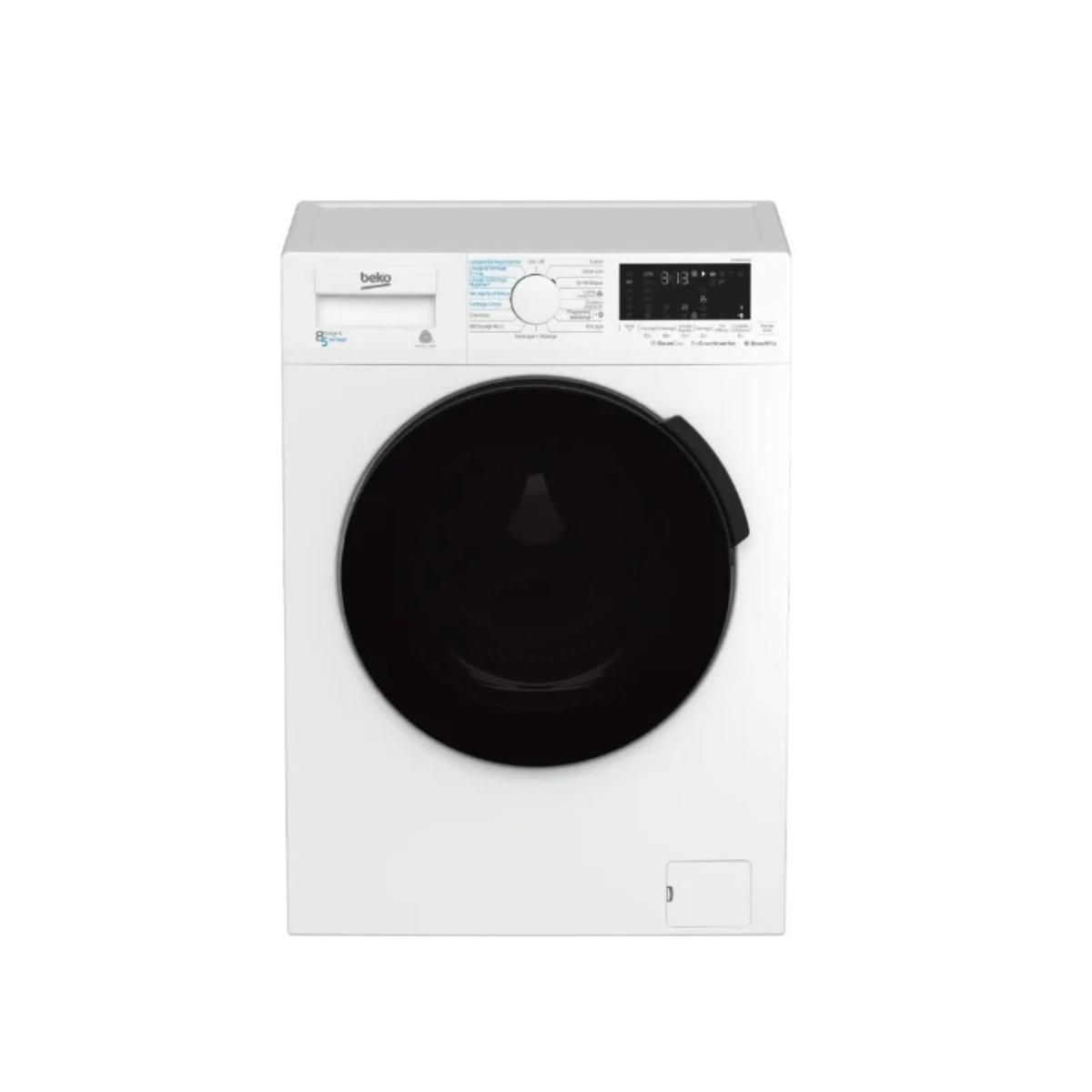 Beko Lave-linge séchant hublot 8/5kg 1200 tours/min - HTE8614YBST