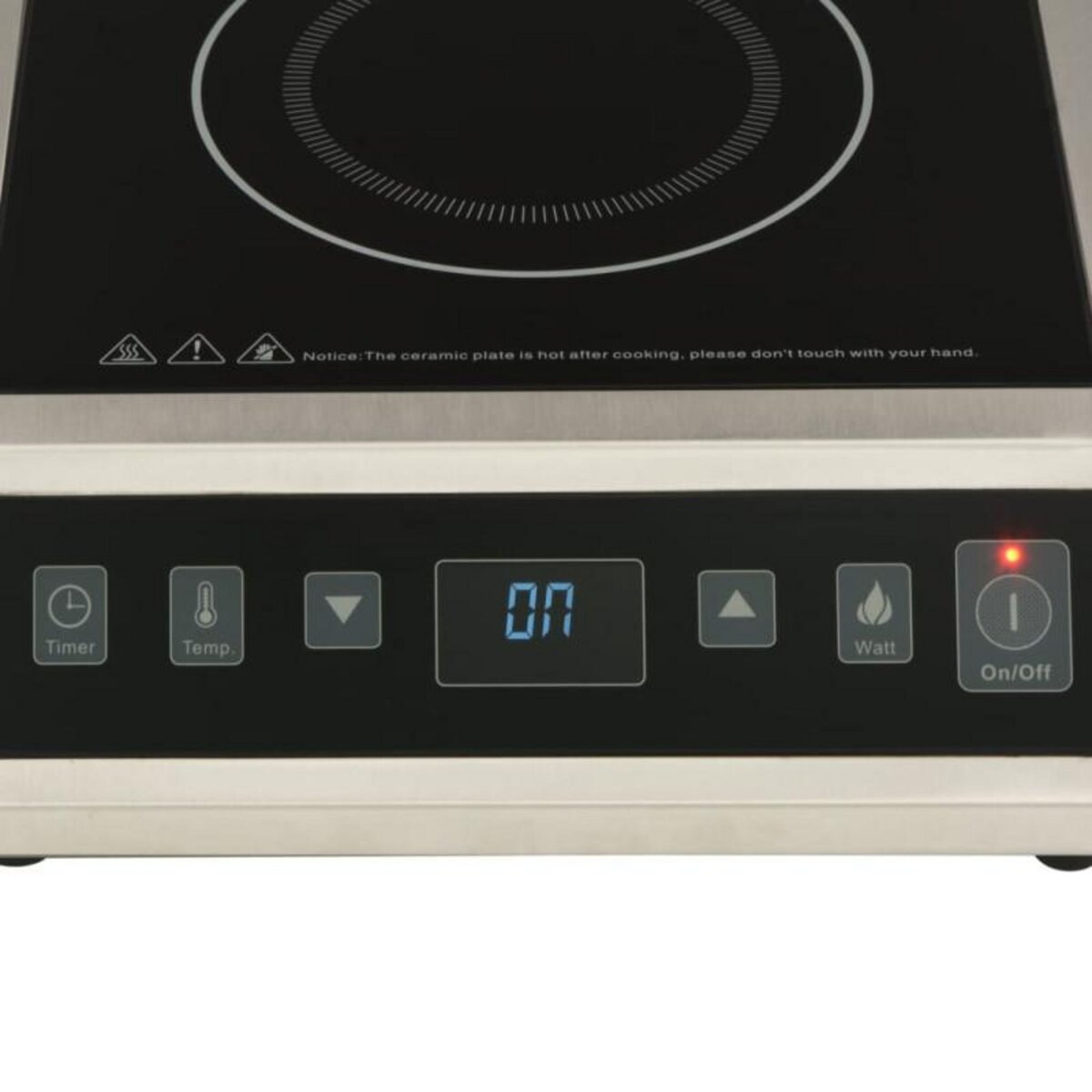 VIDAXL Table de cuisson à induction électrique et écran tactile 3500 W