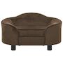 Voir la diapositive 2 : VIDAXL Canapé pour chien Marron 67x47x36 cm Peluche