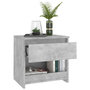 Voir la diapositive 3 : VIDAXL Tables de chevet 2 pcs Gris beton 40x30x39 cm Agglomere
