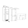 Voir la diapositive 3 : Whirlpool Réfrigérateur combiné intégrable à glissière 275l - art6614sf1