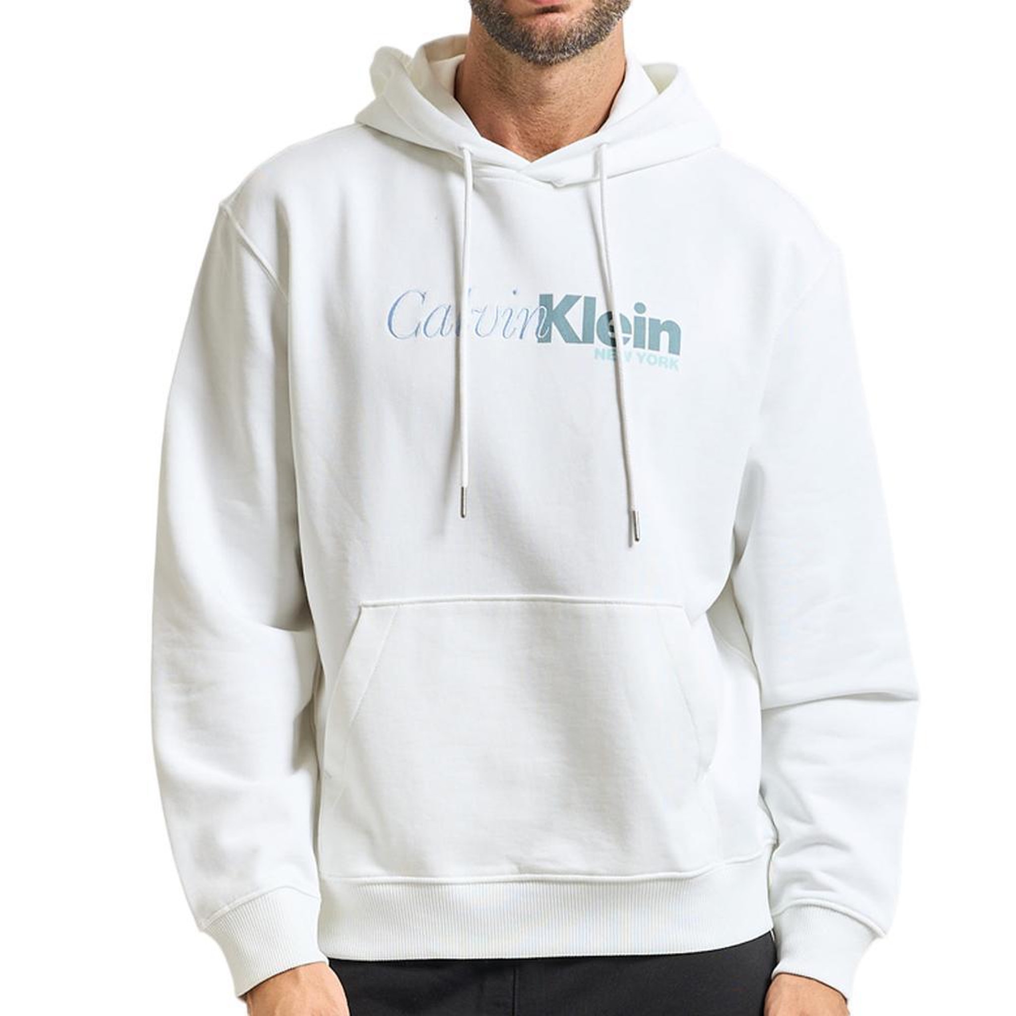 Voir la diapositive 1 : CALVIN KLEIN JEANS Sweat Blanc Homme Calvin Klein Jeans Cursi
