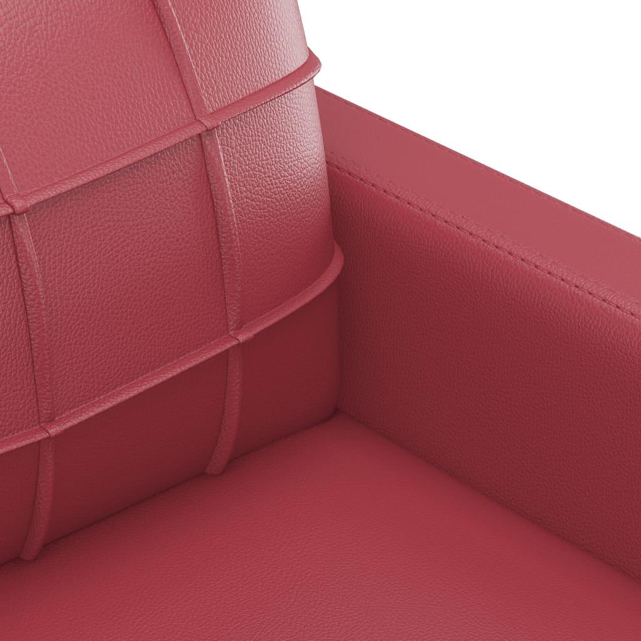 Voir la diapositive 5 : VIDAXL Ensemble de canapes 2 pcs et coussins Rouge bordeaux Similicuir