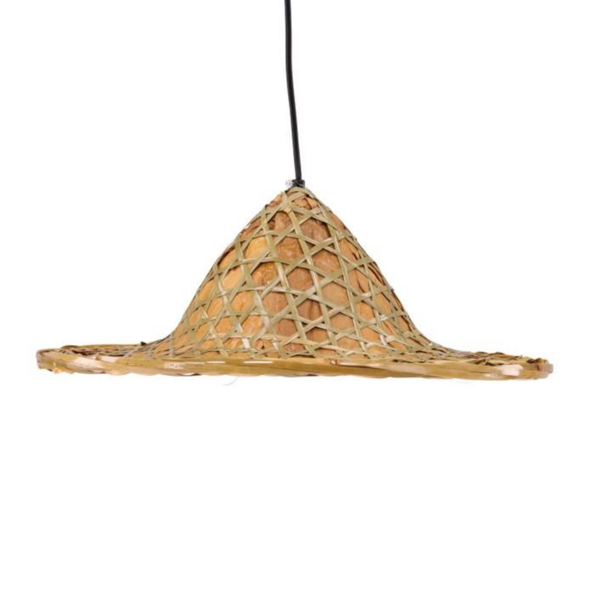 Paris Prix Lampe Suspension en Rotin  Stjarnvik  45cm Naturel