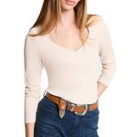 MORGAN T Shirt Manches  ongues  Femme Morgan TRESOR. Coloris disponibles : Beige