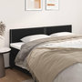 Voir la diapositive 1 : VIDAXL Tetes de lit 2 pcs Noir 90x5x78/88 cm Similicuir