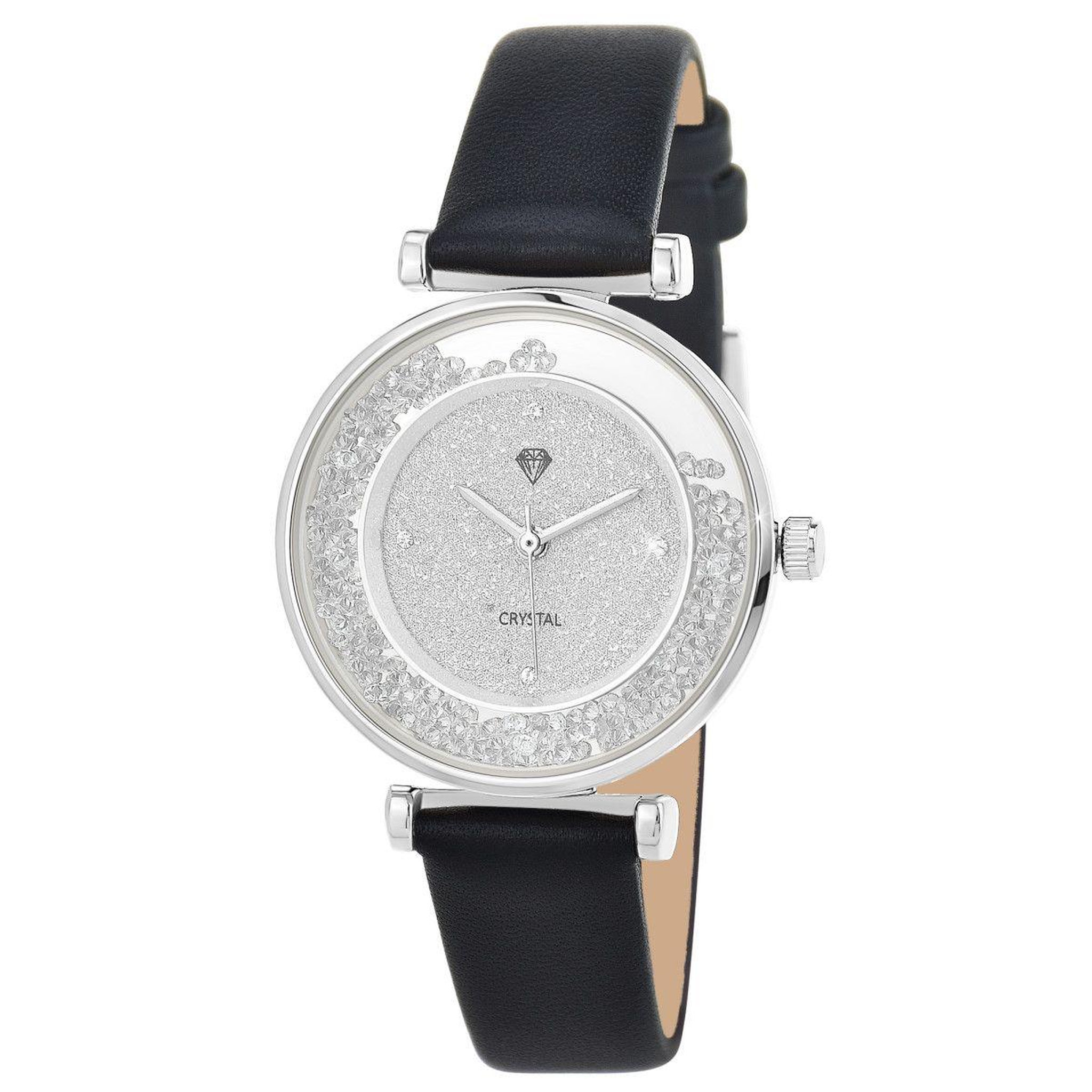 SC CRYSTAL Montre Helèna élégante ornée de Cristaux scintillants