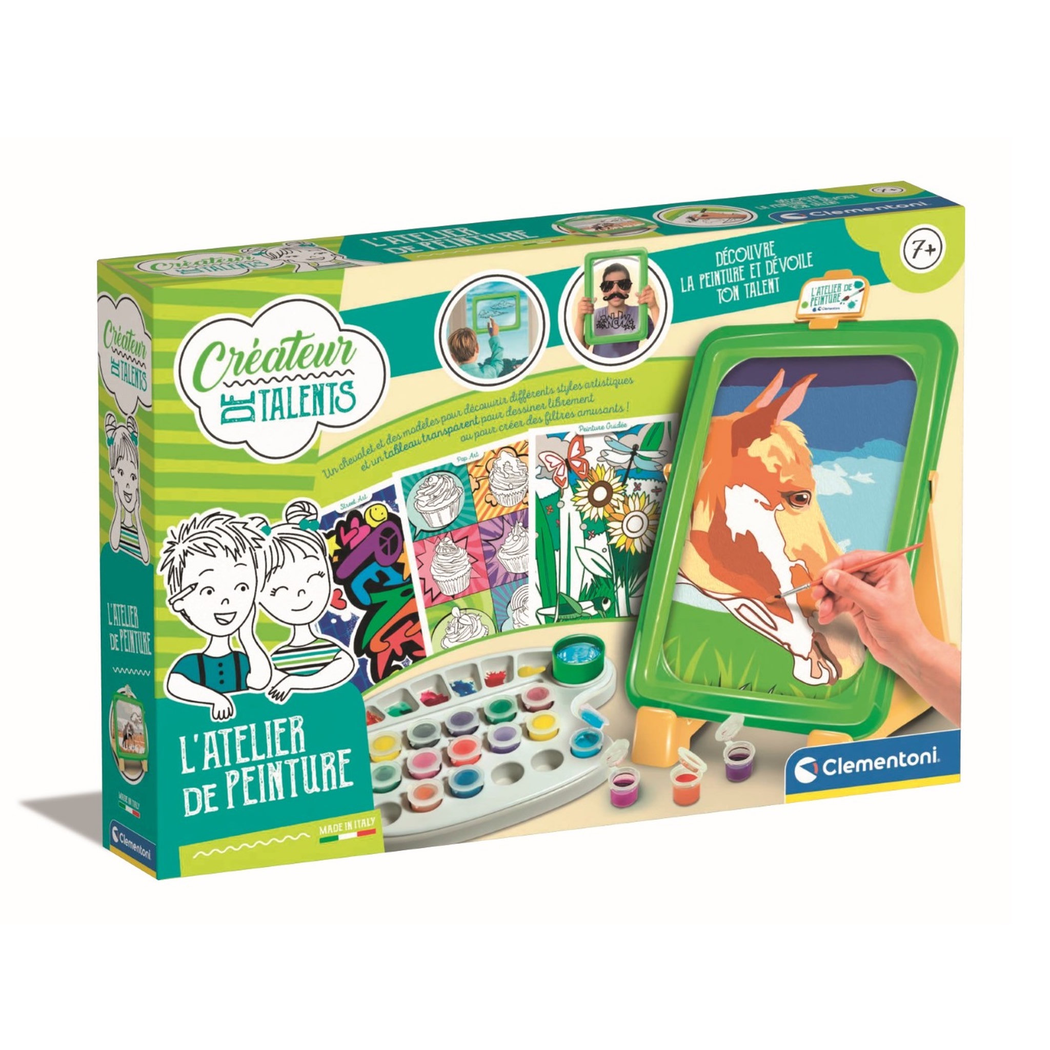 Voir la diapositive 1 : CLEMENTONI Atelier de peinture
