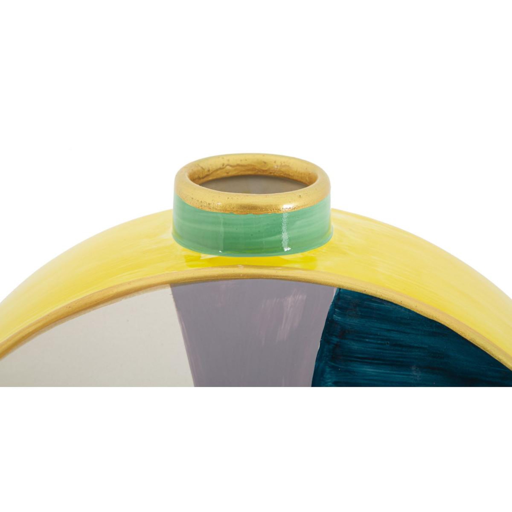 Voir la diapositive 5 : Paris Prix Vase rond en céramique  piccassy  33cm multicolore