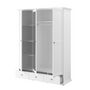Voir la diapositive 3 : Armoire 3 portes 2 tiroirs L152cm NESRINE