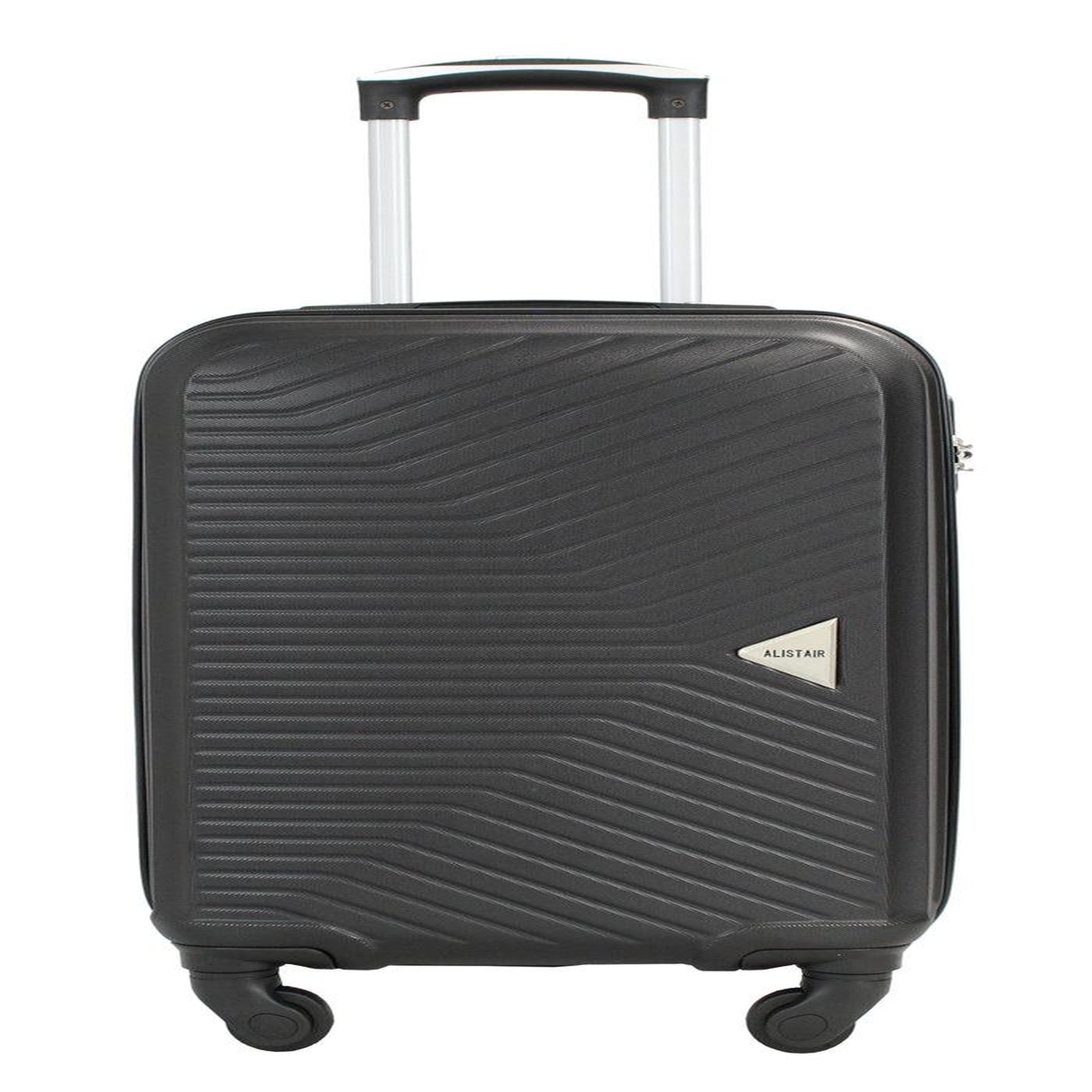 Voir la diapositive 4 : Alistair Valise cabine Alistair - Collection Iron - 4 roues - ABS ultra résistant - Noir