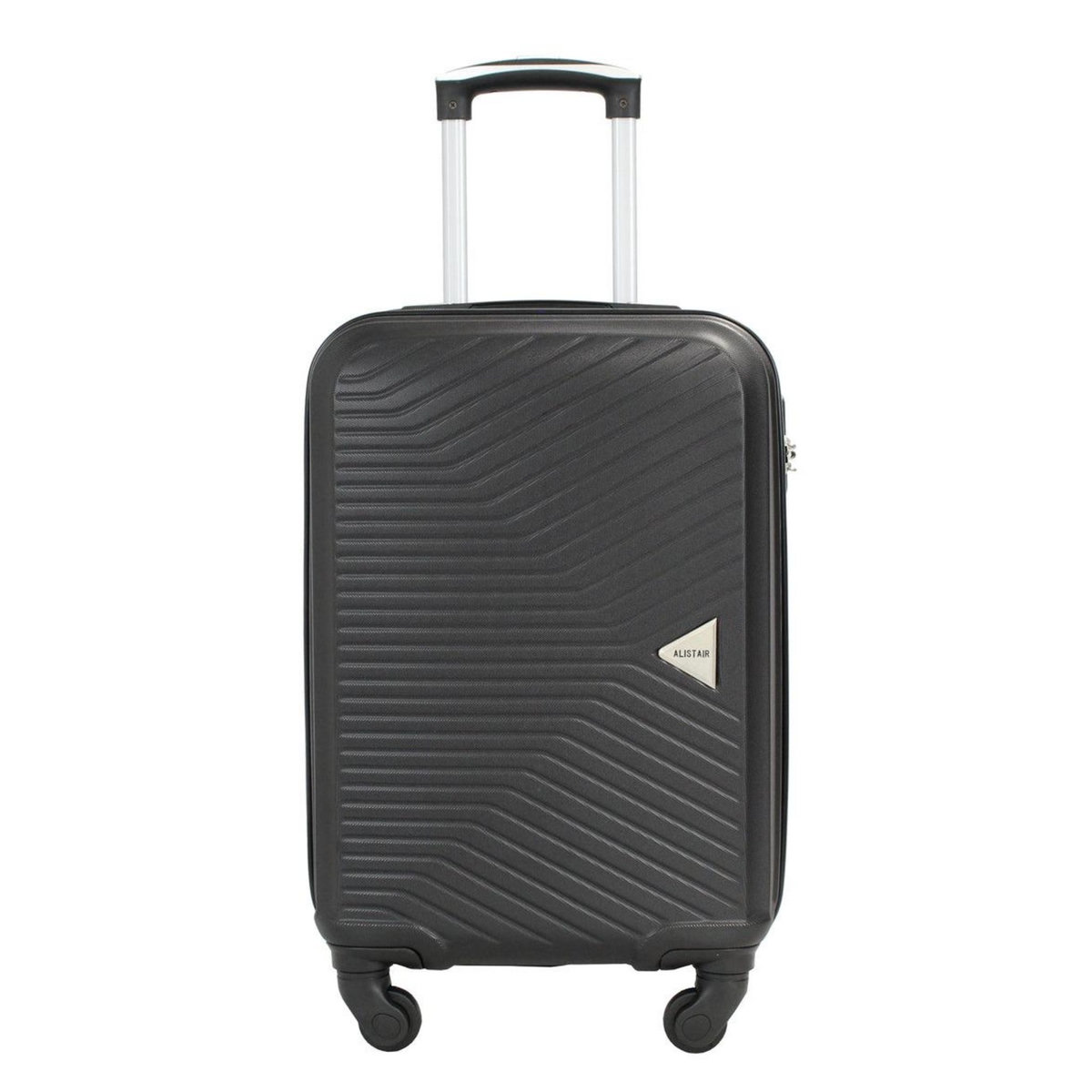 Alistair Valise cabine Alistair - Collection Iron - 4 roues - ABS ultra résistant - Noir