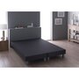 RELAXIMA Sommiers tapissiers DECO anthracite 2x80x200 cm