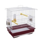 Ferplast GIUSY Cage pour oiseaux rouge et blanc