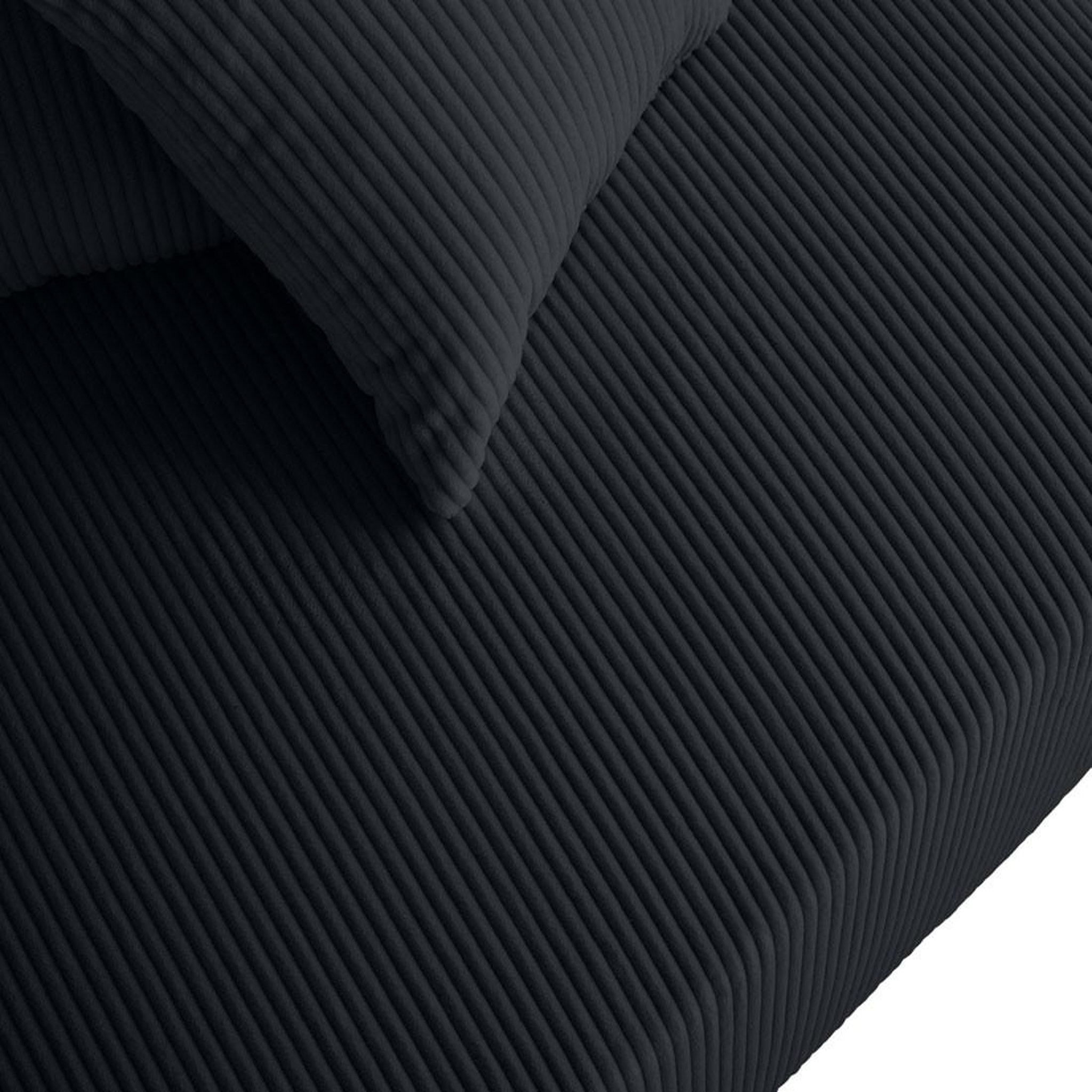 Voir la diapositive 5 : LISA DESIGN Edinburg - module d'assise d'angle gauche - en velours côtelé
