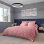 Voir la diapositive 1 : DODO Housse de couette Partition Satin de coton Coloris Rose