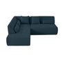 Voir la diapositive 6 : LISA DESIGN Onyx - canapé modulable d'angle gauche - 5 places - en tissu mailles 3d