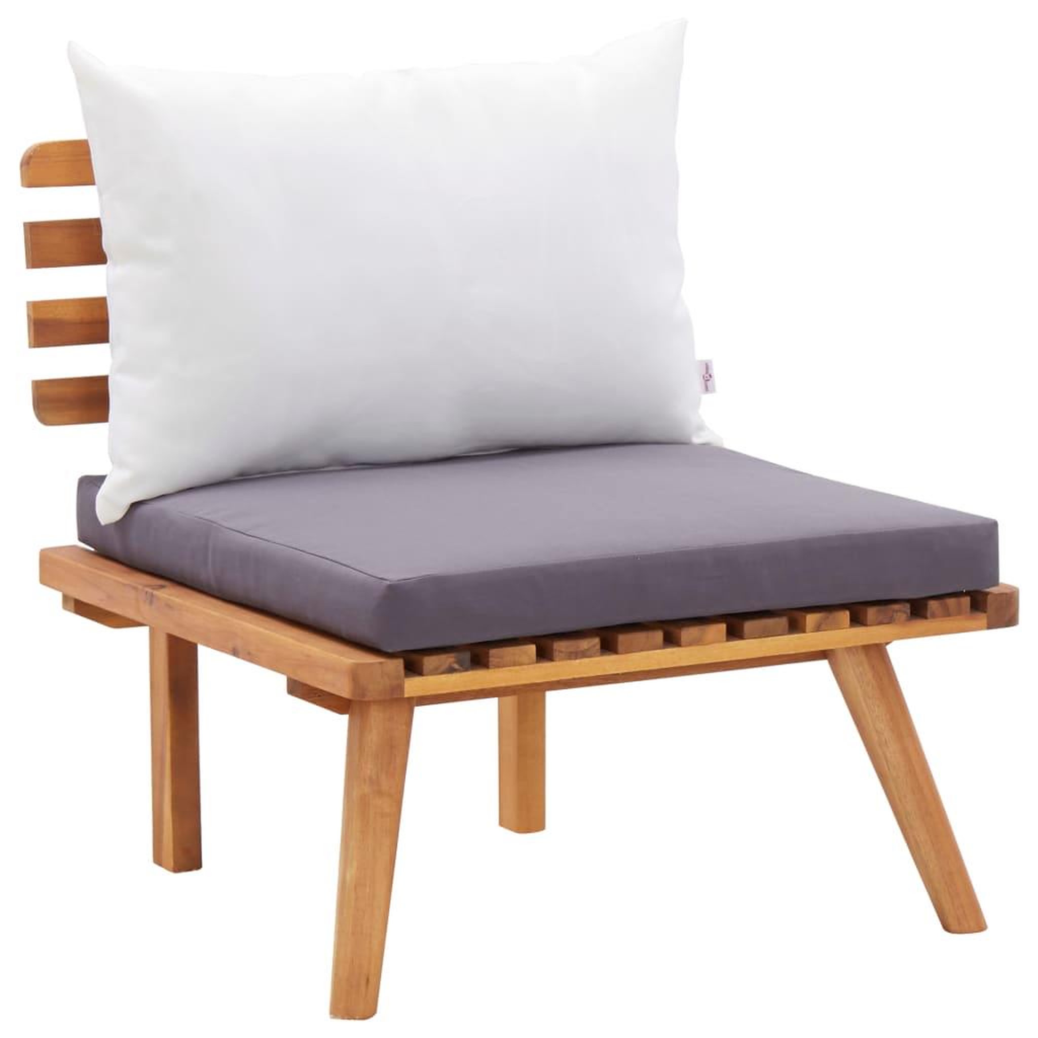 Voir la diapositive 3 : VIDAXL Salon de jardin 4 pcs avec coussins Bois d'acacia solide