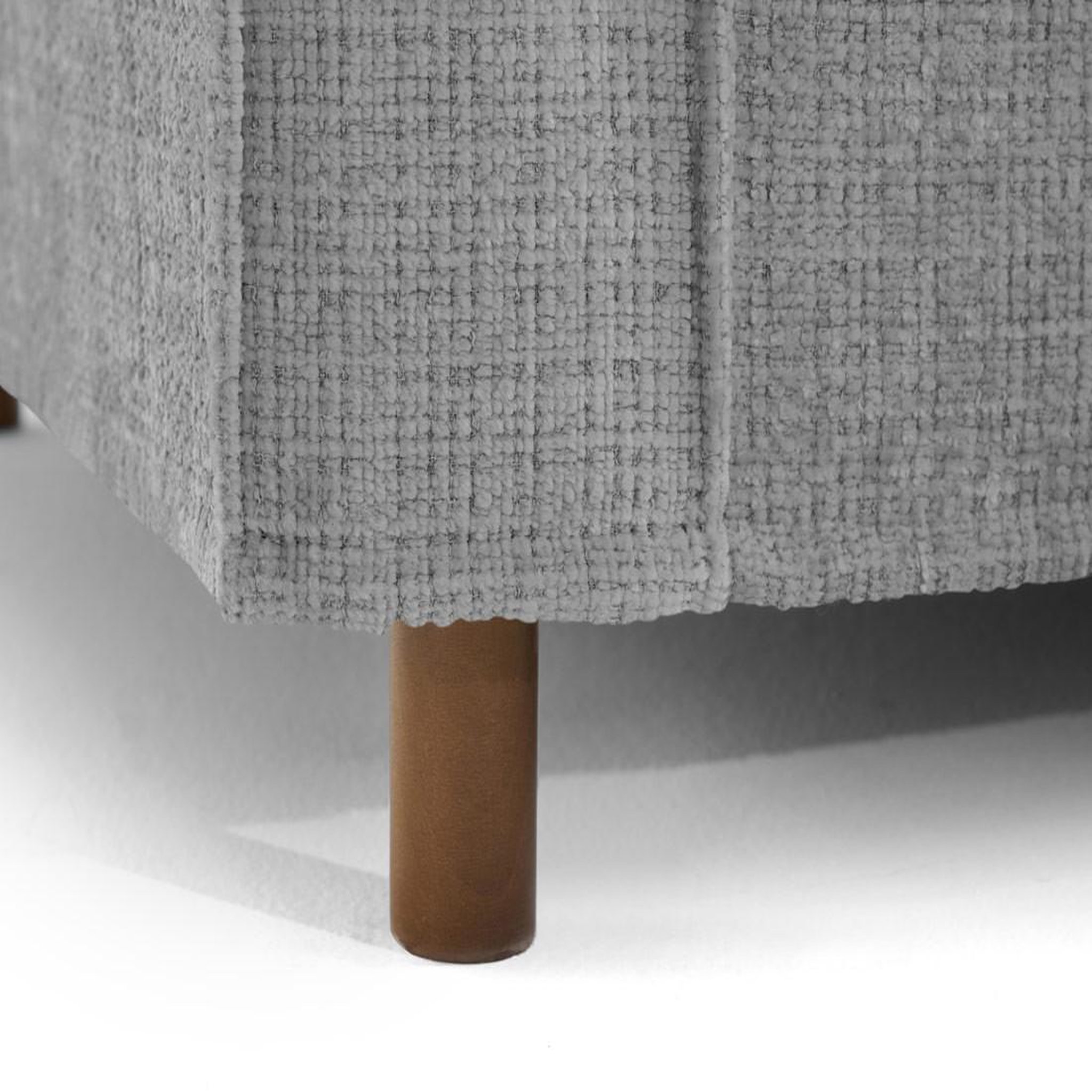Voir la diapositive 2 : LISA DESIGN Jake - canapé déhoussable d'angle droit 5 places en velours texturé