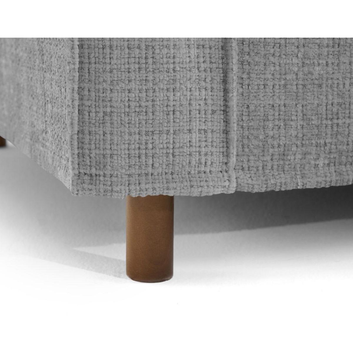 LISA DESIGN Jake - canapé déhoussable d'angle droit 5 places en velours texturé