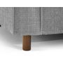 Voir la diapositive 2 : LISA DESIGN Jake - canapé déhoussable d'angle droit 5 places en velours texturé