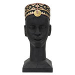 Paris Prix Statue Tête Homme Couvre-Chef  Massai  56cm Noir