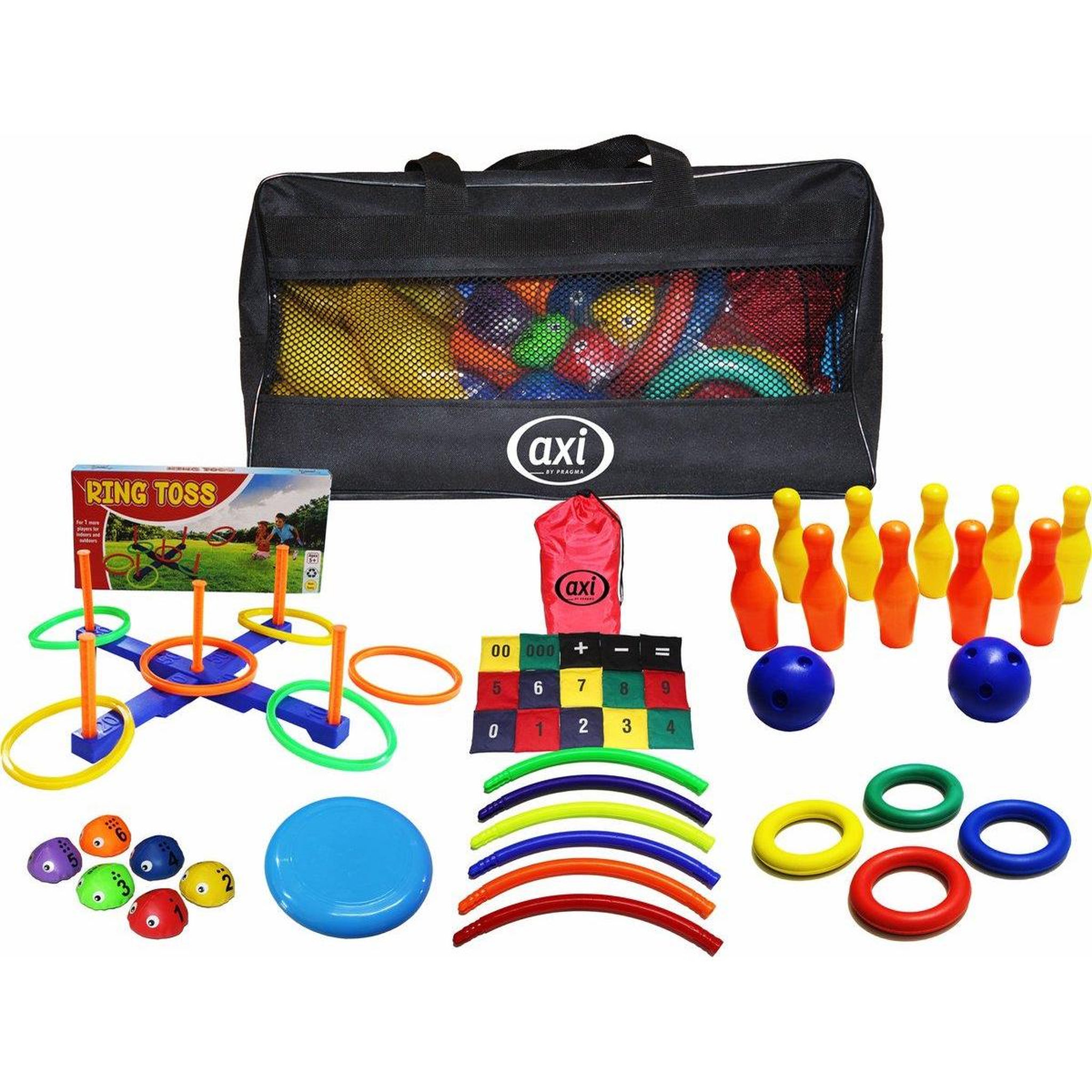 Axi House Sac avec kit d'activités enfant noir