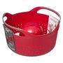 Voir la diapositive 4 : FIVE Passoire Double Maille  Néo  25cm Rouge