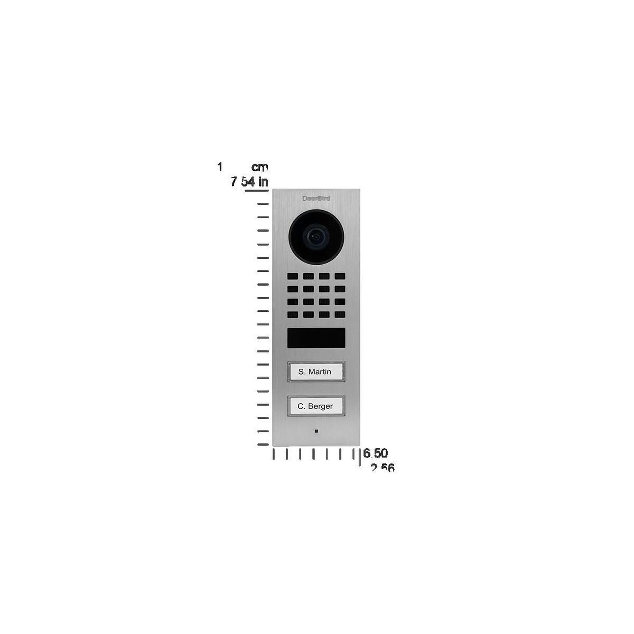 Door Système de portier vidéo DoorBird D1102V Acier Inoxydable