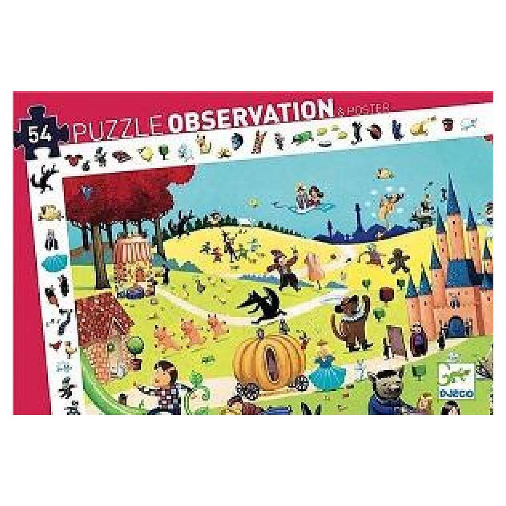 Djeco Puzzle observation 54p les contes