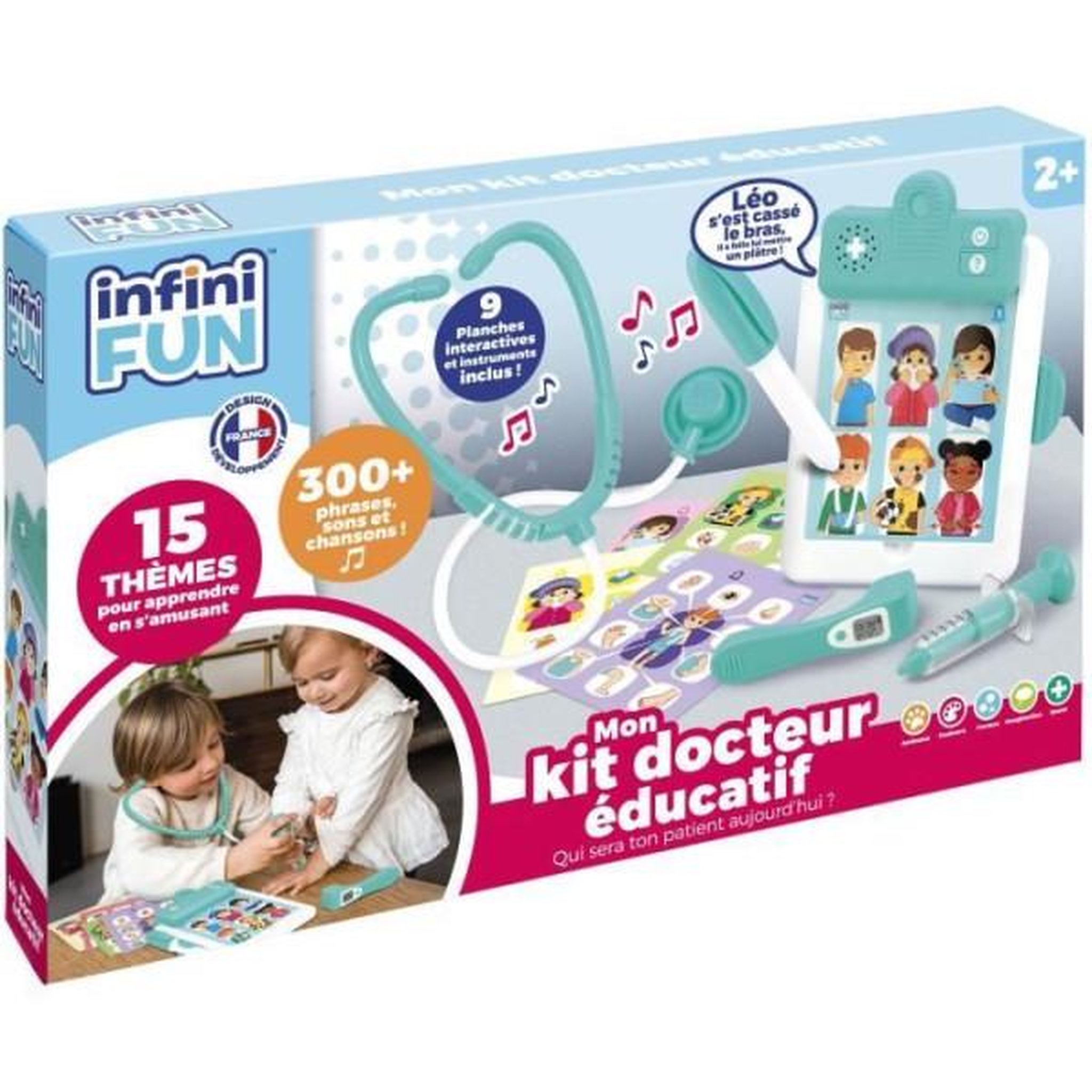 Voir la diapositive 2 : Kit Docteur - KD - Mon Kit Docteur Éducatif - Plus de 300 phrases et 15 themes éducatifs des 2 ans