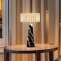 Voir la diapositive 2 : Lumisky Lampe de table sans fil LED BLOK Noir Marbre H30cm