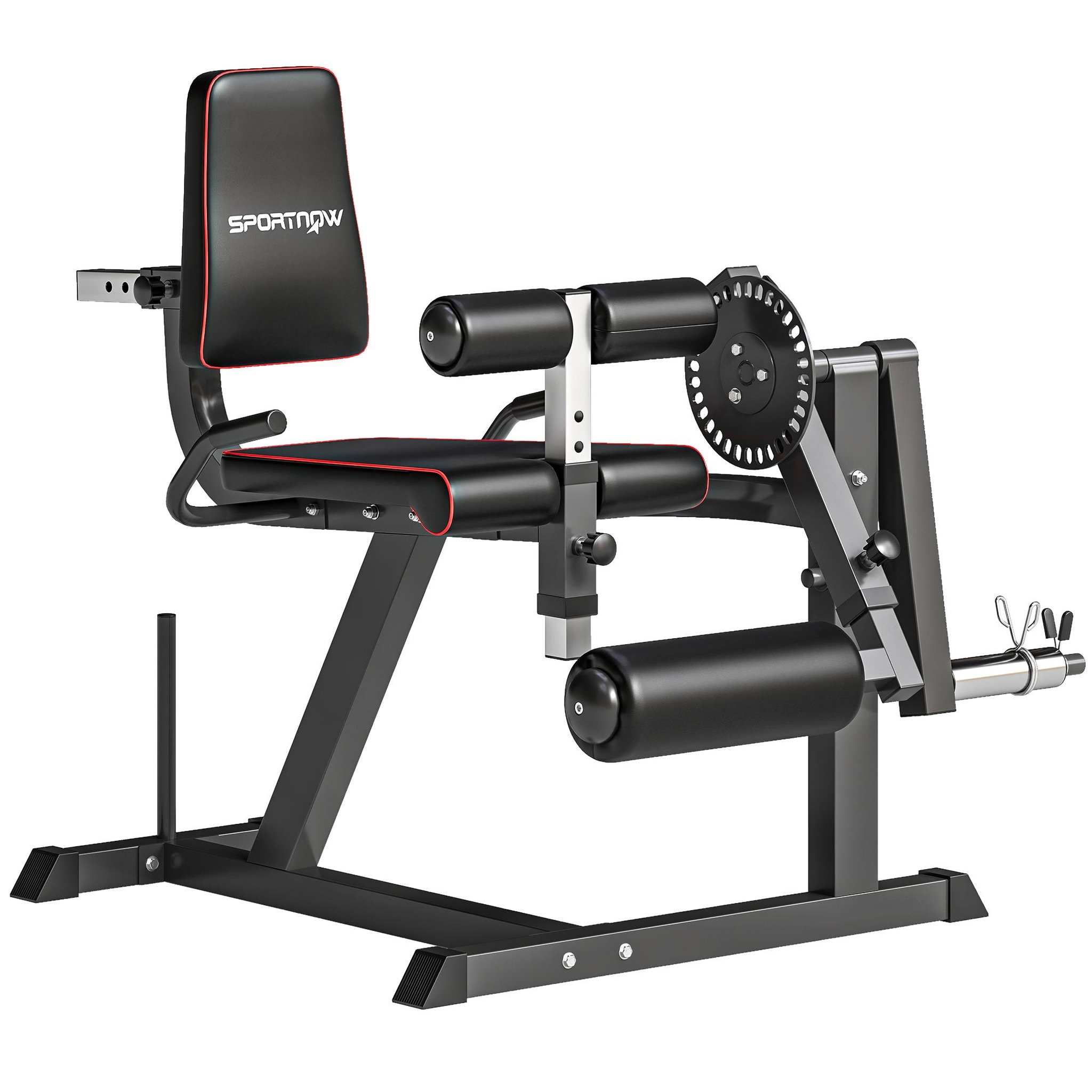 HOMCOM Leg press machine - leg curl - presse à mollets - entièrement réglable - max. 120 kg